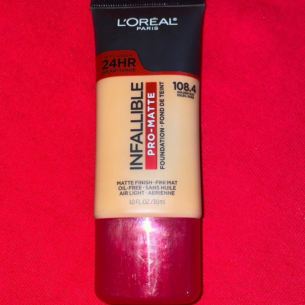 4/$25 L’Oreal Infallible Pro-Matte Foundation (108.4 Golden Sun)